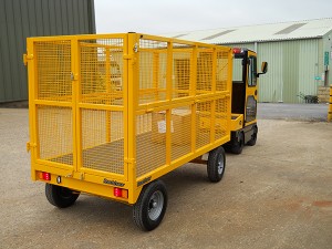 Tow-Tractor-and-Cage-Body-Trailer