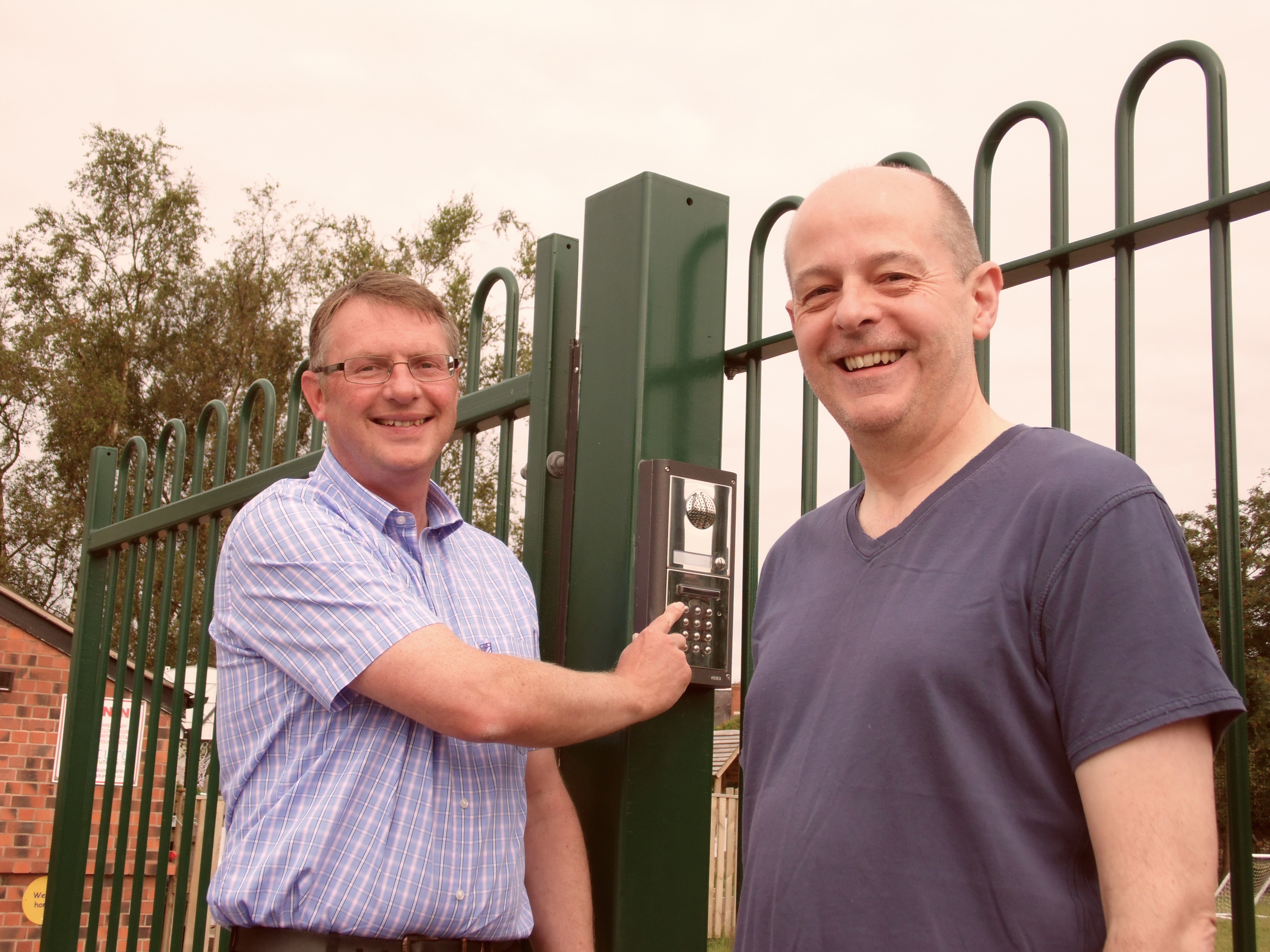 METAL RAILINGS AND AUTOMATED GATES IMPROVE SAFETY FOR SCHOOL