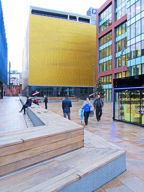 Woodscape Street Furniture for First Street in Manchester