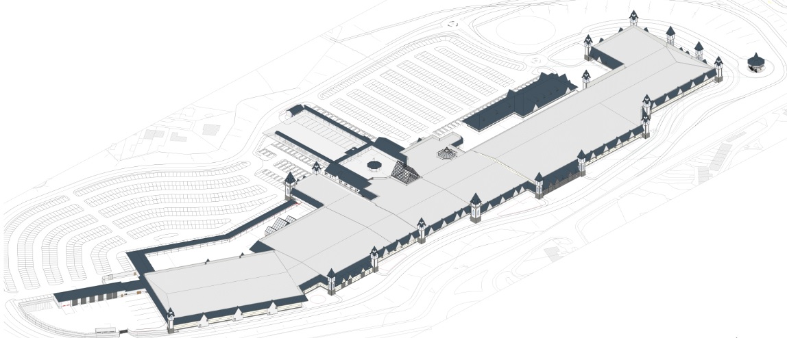 17 No signature towers for Trago Mills Trago Mills Merthyr Tydfil – Kier Construction – Boyes Rees Architects