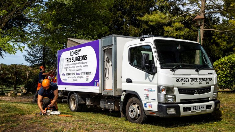 Tree specialist’s new FUSO Canter puts the competition in the shade