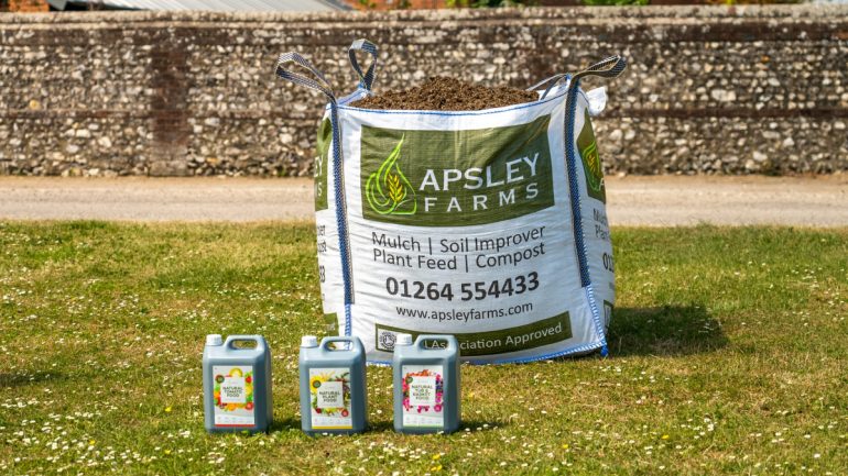 Apsley Farms’ soil improvers are sustainable  by-products of green energy