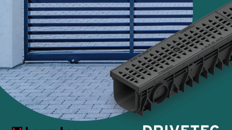 Introducing DRIVETEC: HAURATON’s New B 125 Channel for Sustainable Surface Drainage
