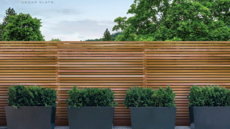 Elevate Outdoor Spaces with Skyline Cedar Slats