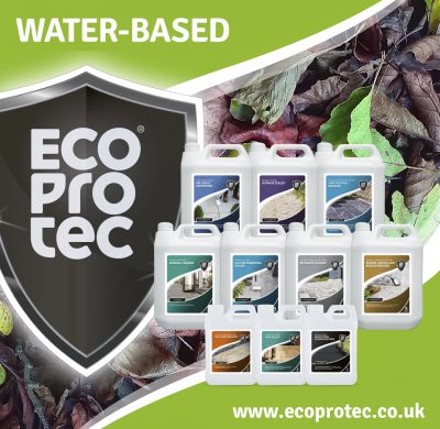 Surface care covered with ECOPROTECÒ