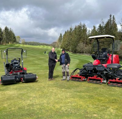 It’s onwards and upwards for Moffat Golf Club with new mowing partnership from Baroness